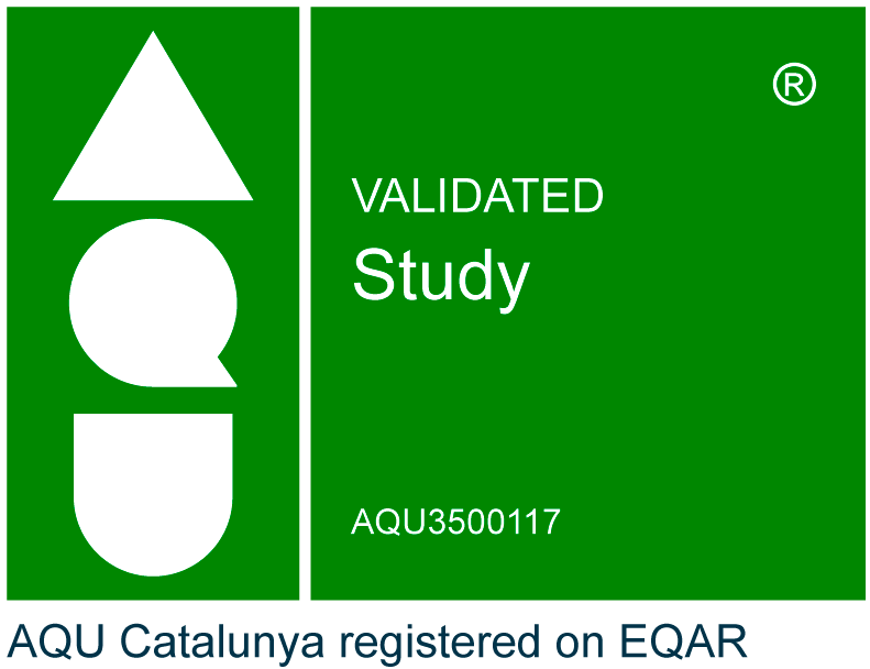 Accredited by the Catalan University Quality Assurance Agency