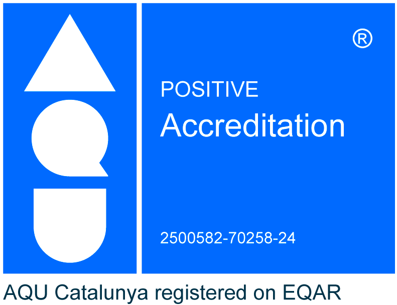 Accredited by the Catalan University Quality Assurance Agency